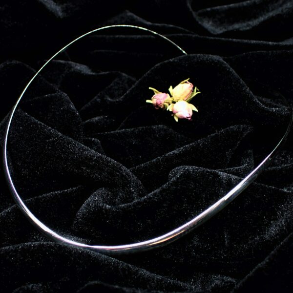 LW30 Choker neck ring sterling silver 18 inches versatile
