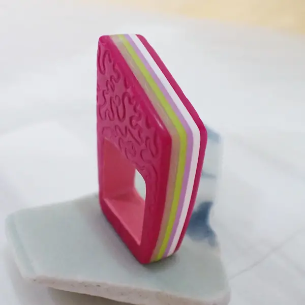 Petunia_4 Ring statement fun quirky colorful candy chunky statement modern polymer clay handmade