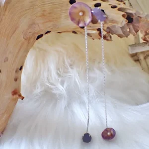 Asymmetrical Sterling Silver earrings detachable dangles handmade variable wearing options